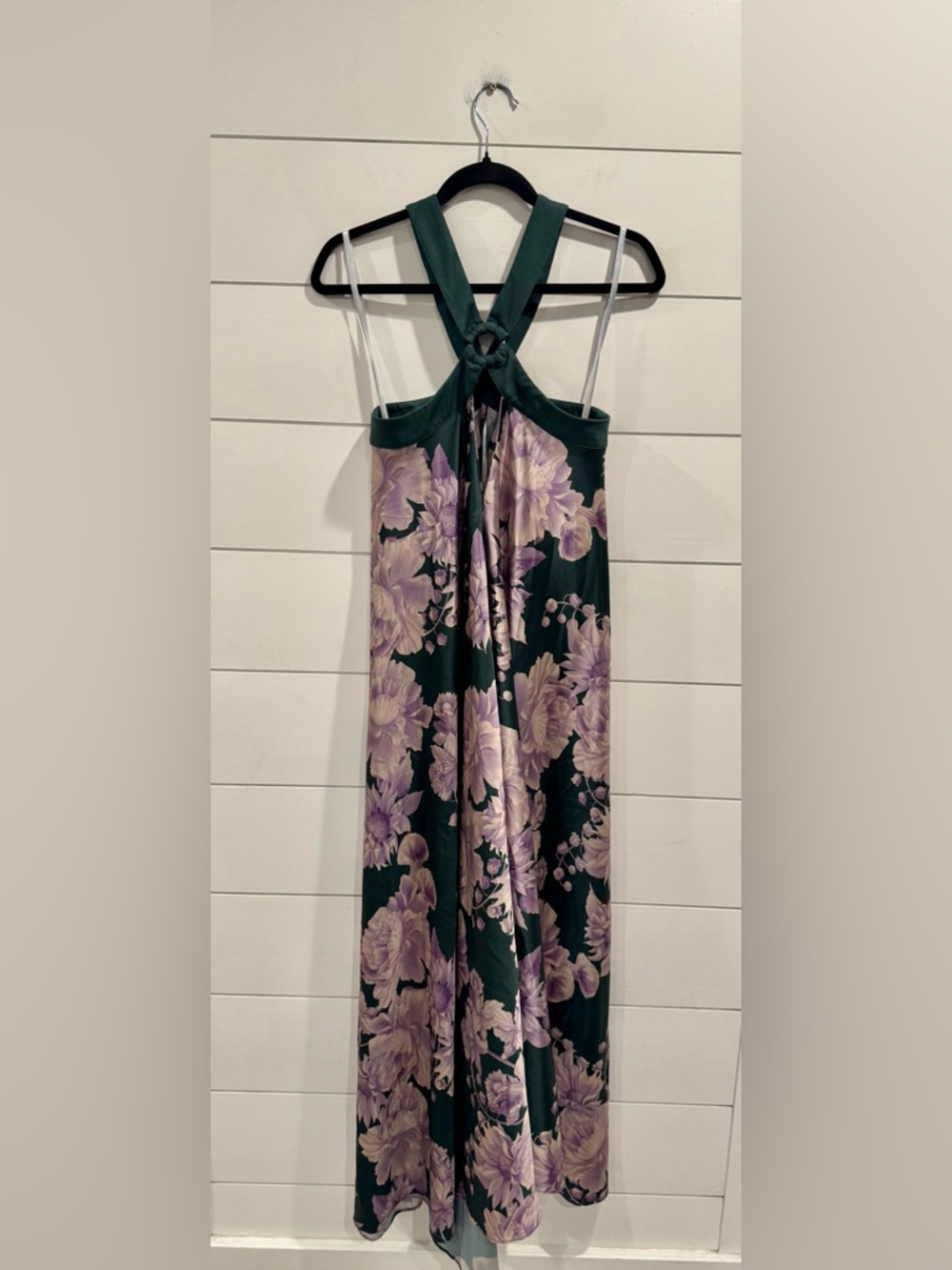 Especia purple green floral Arabella Printed Maxi Dress - Picture 6 of 13